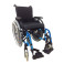 Cadeira de Rodas K3 Alumínio Pés Removíveis 44cm Azul Glacial Ortobras