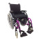 Cadeira de Rodas K3 Alumínio Pés Removíveis 40cm Rosa Ortobras