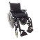 Cadeira de Rodas K3 Alumínio Pés Removíveis 44cm Preto Ortobras