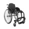Cadeira de Rodas Monobloco M3 40cm Preto com Pneus Cinza Ortobras