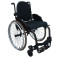 Cadeira de Rodas Monobloco M3 40cm Grafite com Pneus Cinza Ortobras