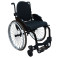 Cadeira de Rodas Monobloco M3 42cm Preto com Pneus Cinza Ortobras