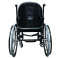 Cadeira de Rodas Monobloco M3 Premium 44cm Preto Roda Sentinell Preta Pneu Cinza Ortobras