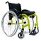 Cadeira de Rodas Monobloco Star Lite 42cm Amarelo Flúor Ortobras 