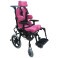 Carrinho Linha Postural T1 Preto com Estofado Rosa 38/35/40 Ortobras