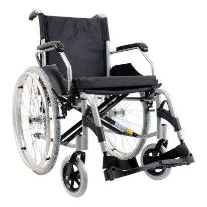 Cadeira De Rodas Em Aluminio Dobravel Modelo D600 Dellamed