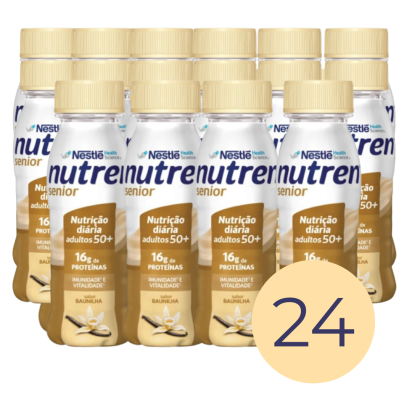 Nutren Senior Baunilha 200Ml Nestle 24 unidades + E-book