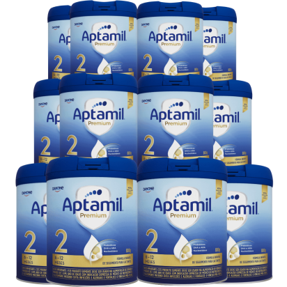 Aptamil 2 Premium 800g - 12 unidades Danone & E-book