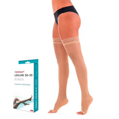 Meia de Compressão 7/8 Venosan Legline 20-30 mmHg Olinda + E-book