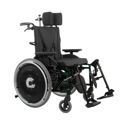 Cadeira de Rodas MA3R Alumínio Verde Reclinável Ortomobil