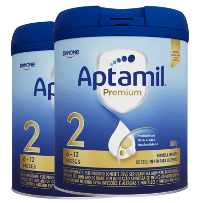  Aptamil Premium 800g -  2 unidade Danone & E-book 