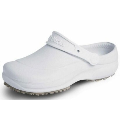 Calçado Profissional tipo Crocs Branco BB60 Soft Works