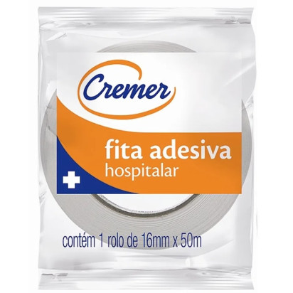 Fita Adesiva Branca 50 Metros Cremer