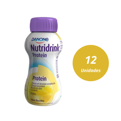 Nutridrink Protein 200ml Baunilha 12 Unidades Danone