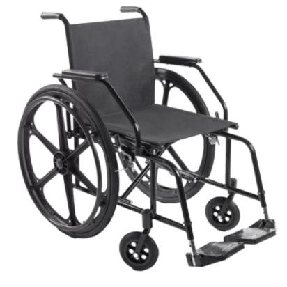 Cadeira de Rodas Simples Maciço 90 kg