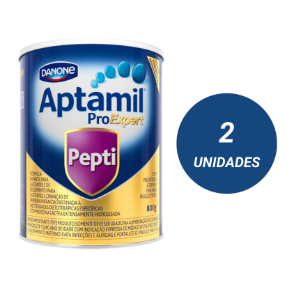 Aptamil Pepti 800g Kit 2und - Para Alérgicos a Leite de Vaca/Soja Danone