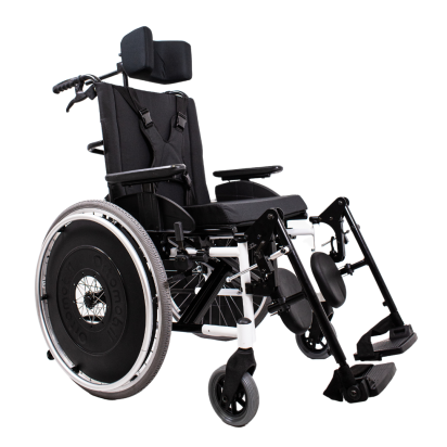 Cadeira de Rodas MA3R Alumínio Branca Reclinável Ortomobil