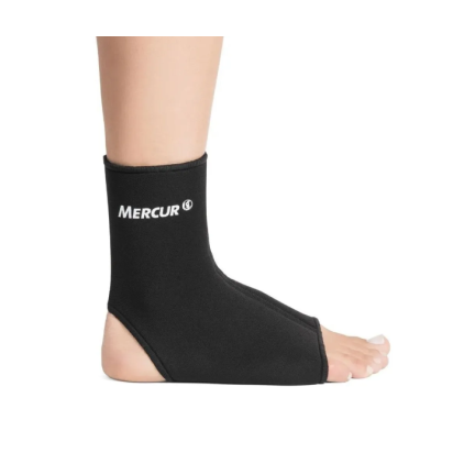 Tornozeleira Esporte Neoprene Mercur - Par - Ortopédica Corrida Treino Futebol