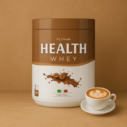 Health Whey Tripla Ação - Whey Protein + Creatina + Glutamina 720g - Cappuccino
