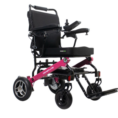 Cadeira de Rodas Motorizada Compact In - Power Lite - Rosa