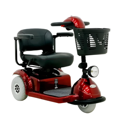 Cadeira de Rodas Motorizada Scooter Elétrica Mirage SX Triciclo Vinho - Freedom