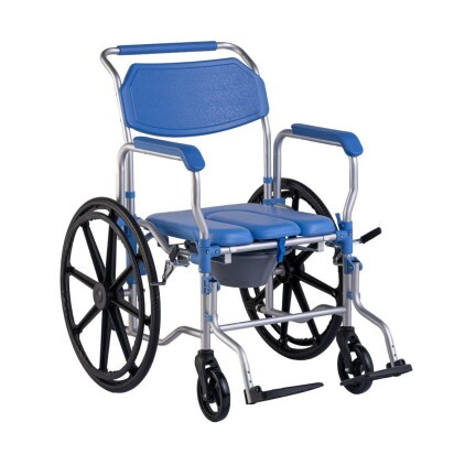 Cadeira de Banho D65 Desmontável em Alumínio até 150kg Assento 44 cm - Dellamed