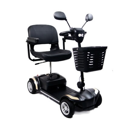 Cadeira de Rodas Motorizada Scooter Elétrica Dobrável até 136kg