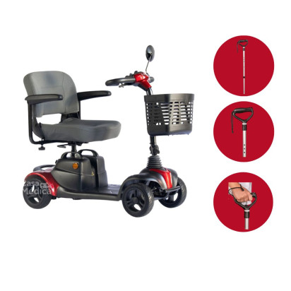 Cadeira de Rodas Scooter Elétrica Scott S + Bengala Mercur 