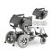 Cadeira de Rodas Motorizada Dobrável Elétrica Bivolt Alumínio D900 Dellamed