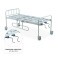 Cama Fawler Simples 2 Manivelas com Grade DX Dellamed