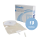 Bolsa de Urostomia Válvula Anti-Refluxo Recortável 19-45mm Convatec Kit 10 Unidades