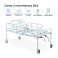 Cama Fawler Simples 2 Manivelas com Grade DX Dellamed