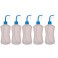 Almotolia 500ml Bico Curvo Transparente J Prolab - Kit 5 Unidades
