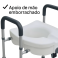 Assento Sanitario Elevado com Barra de Apoio Lateral Pro18