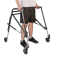Andador Posterior De Alumínio Com 4 Rodas G - Mercur
