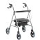 Andador com 4 Rodas Assento e Cesta D12 Dellamed