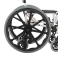 Roda Traseira c/ Trava Cadeira de Banho H1 - Ortobras