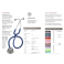 Estetoscópio Littmann Classic III Adulto Azul Espelhado 5863 3M