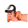 Hand Grip Ajustável 10 a 40kg na cor preta e boracha laranja da marca ACTE