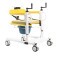 Cadeira de Transferência Multifuncional até 120kg MED 3040 - 4 em 1 com Elevação Manual e Assento Regulável 