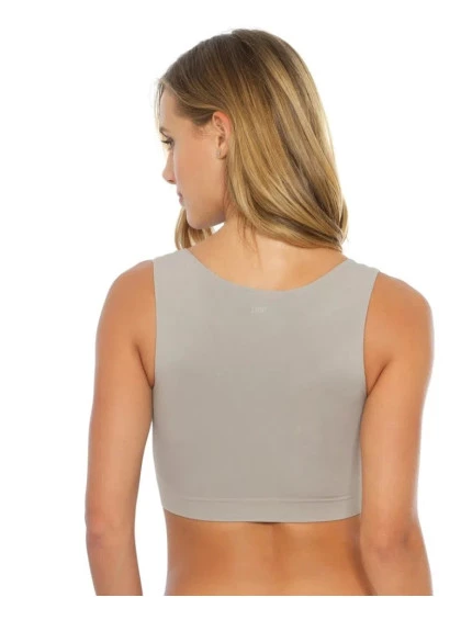 Soutien Pós Cirúrgico com fecho anterior na cor bege Top Control Fendi da marca Plié