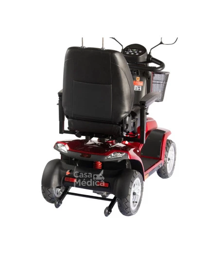 Scooter Scott XL até 181kg na cor Vermelho Metálico da Ottobock