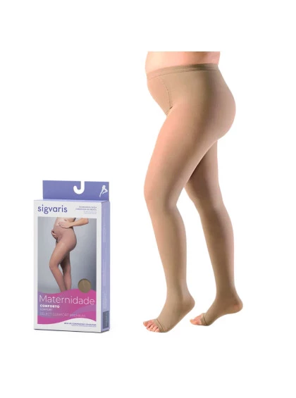 Meia de Compressão Meia-Calça Gestante Sigvaris Comfort 20-30 mmHg G2