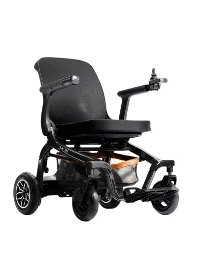 Cadeira De Rodas Motorizada Compacta Slim PretaPower Lite