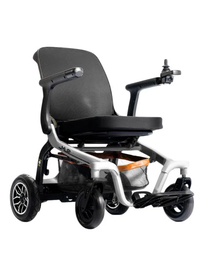 Cadeira De Rodas Motorizada Compacta Slim Branco Lite