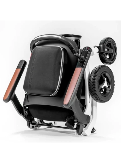 Cadeira De Rodas Motorizada Compacta Slim Branco Lite