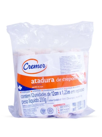 Atadura Crepe Cysne 13 Fios tamanho 6cm