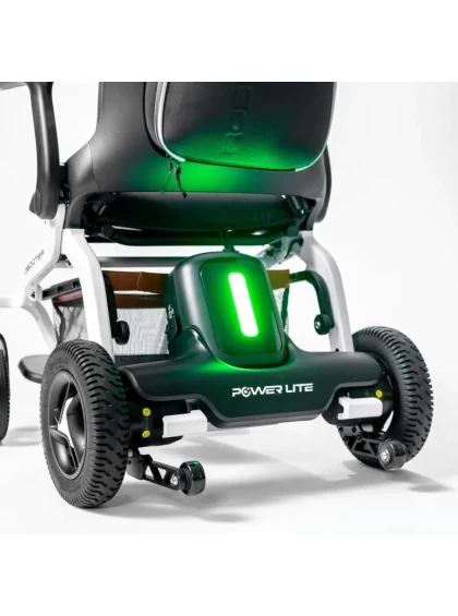 Cadeira De Rodas Motorizada Compacta Slim Branco Lite