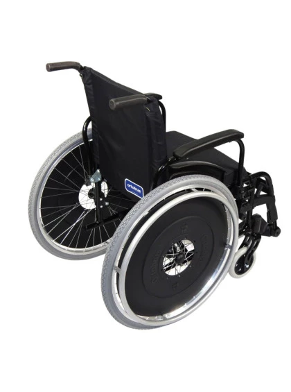Cadeira de Rodas AVD Alumínio Pés Fixos - Ortobras - 40cm - Azul Glacial (Default)