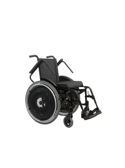Cadeira de Rodas Dobravel MA3E 46cm Preto Ortomobil